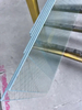 6mm 7mm 30 Minutes Fire Resistant Obscure Nashiji Wired Glass