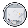 Easy Mounting Anti Fog Round Bathroom LED Lluminated Mirror