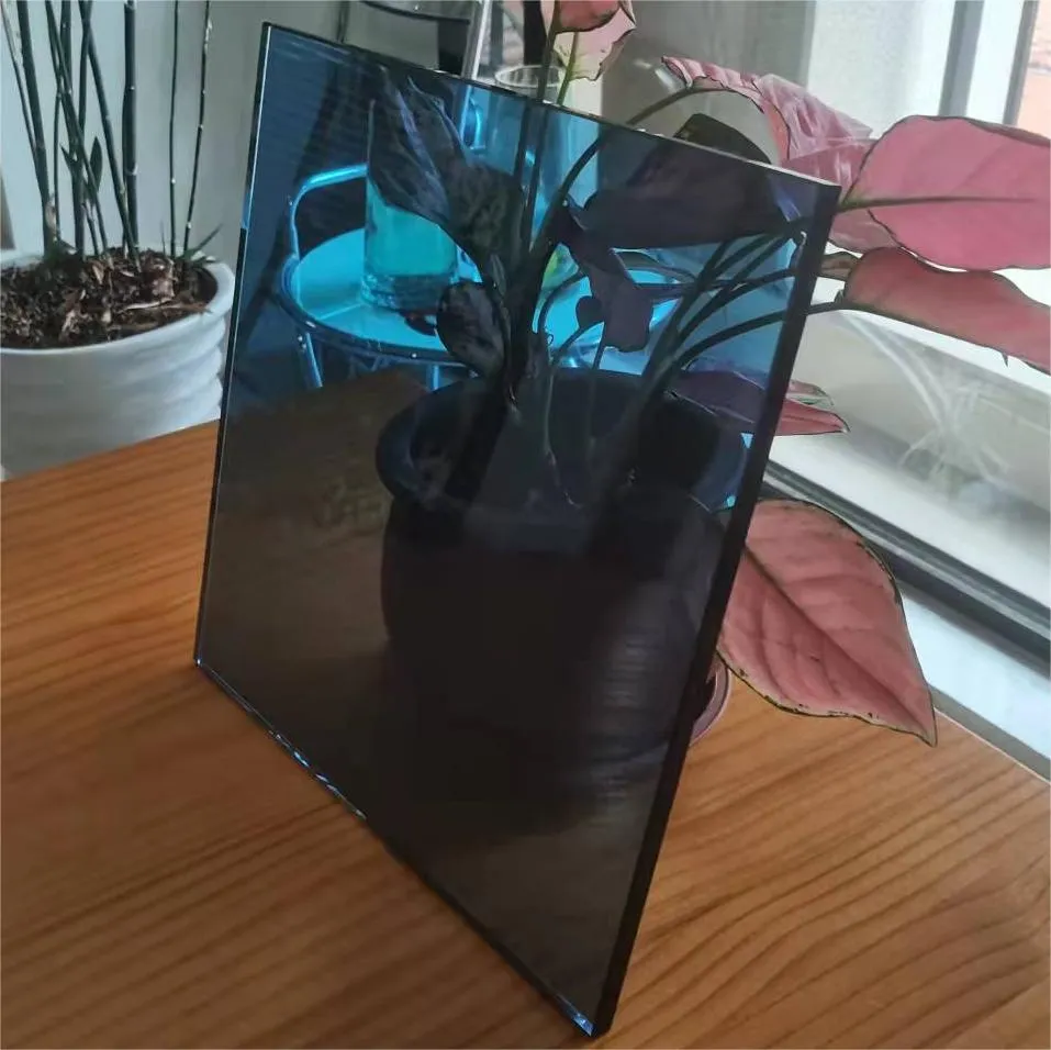 4mm 5mm 6mm on Line Hard Coating Dark Blue Reflective Float Glass
