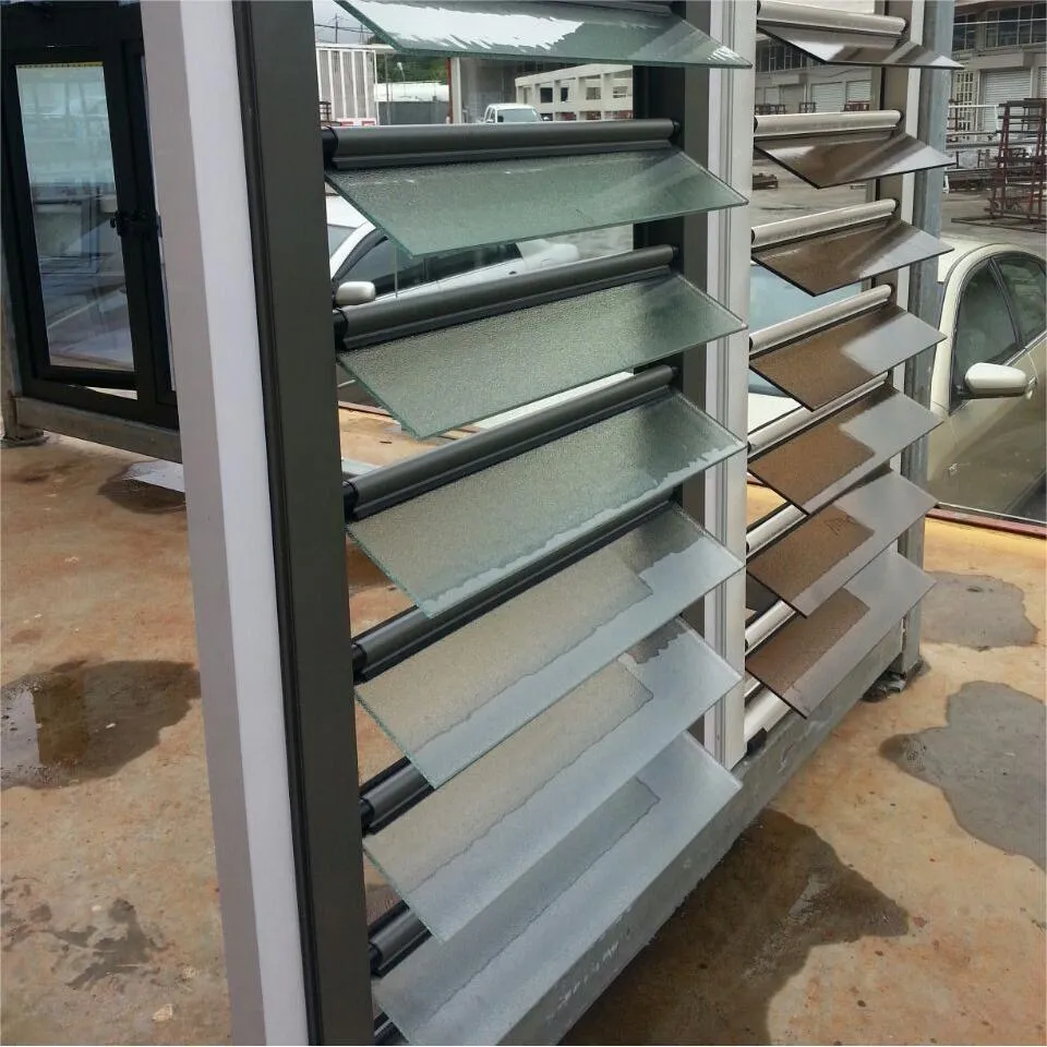 Aluminium Blinds Louver Shutter Glass Window