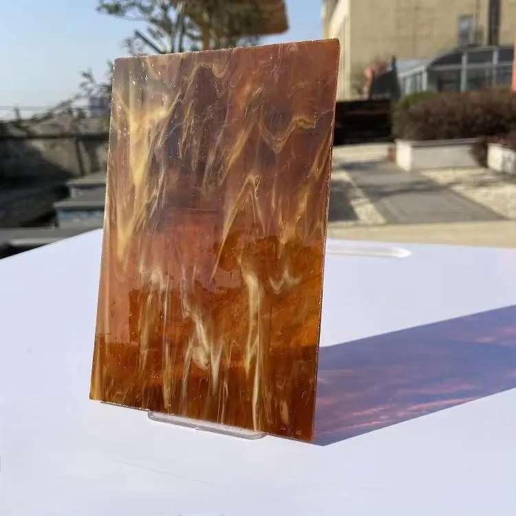 2mm 3mm Orange Stained Colorful Tinted Glass Sheet