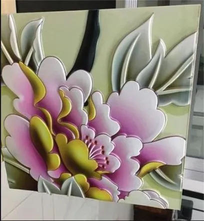 3D UV Ink Silk Printing Digital 4mm-12mm Tempered Toughened Glass
