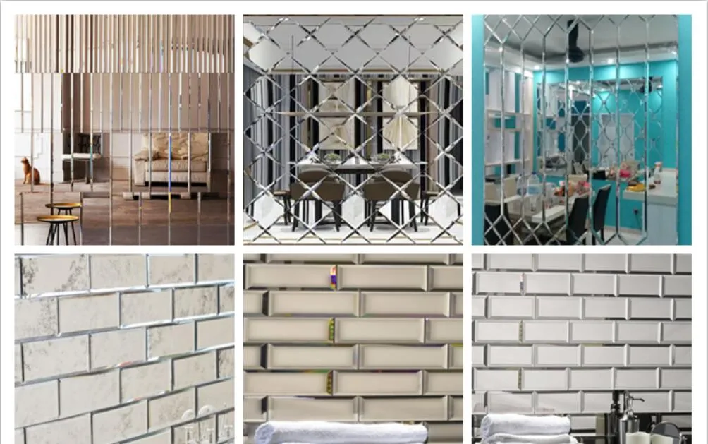 Hot Sale Mirror Mosaic Tiles for Craft Decorative Wall Mirror Glass Tile