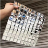 Hot Sale Mirror Mosaic Tiles for Craft Decorative Wall Mirror Glass Tile