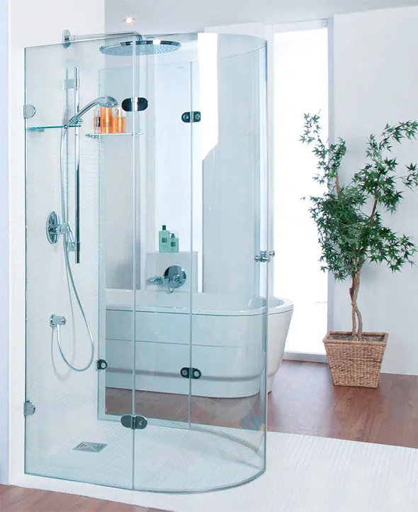 6mm 8mm 10mm Tempered Shower Glass