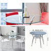 8mm 10mm 12mm Tempered Dining Glass Table Top with Pencil Round Edge