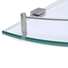 Wall Mounted One Tier Two Tier Glass Bathroom Corner Shelves Shower Room