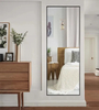 Full Length Black Standing Mirror