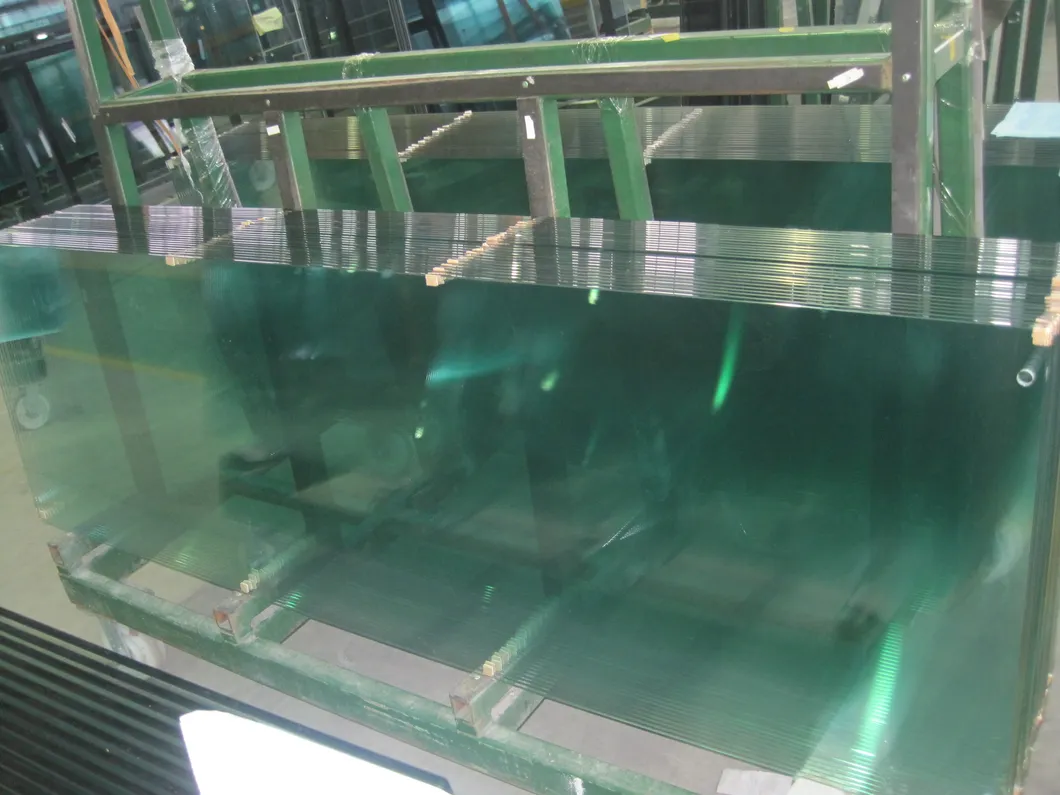 4mm 5mm 6mm 8mm Clear Tempered Glass with Pencil Edges Round Corners