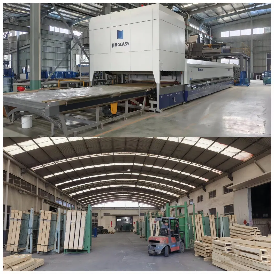 10.76mm 12.76mm 17.14mm 21.52mm Gradient PVB Tempered Laminated Glass with Polished Edge