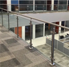 Stainless Steel Glass Fencing with 12mm Toughened Safety Glass and Handrail