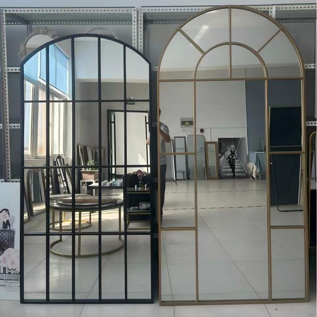 4mm 5mm Decorative Art Mirror with Wrought Iron Art