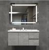 Circle Square LED Lighting Framed Mirror