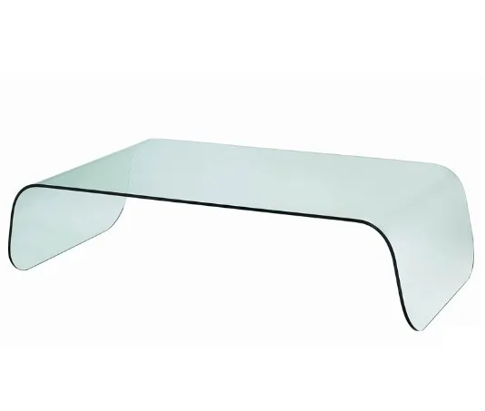 10mm 12mm 15mm Curved Laminated Ultra White Tempered Glass with Polished Edges