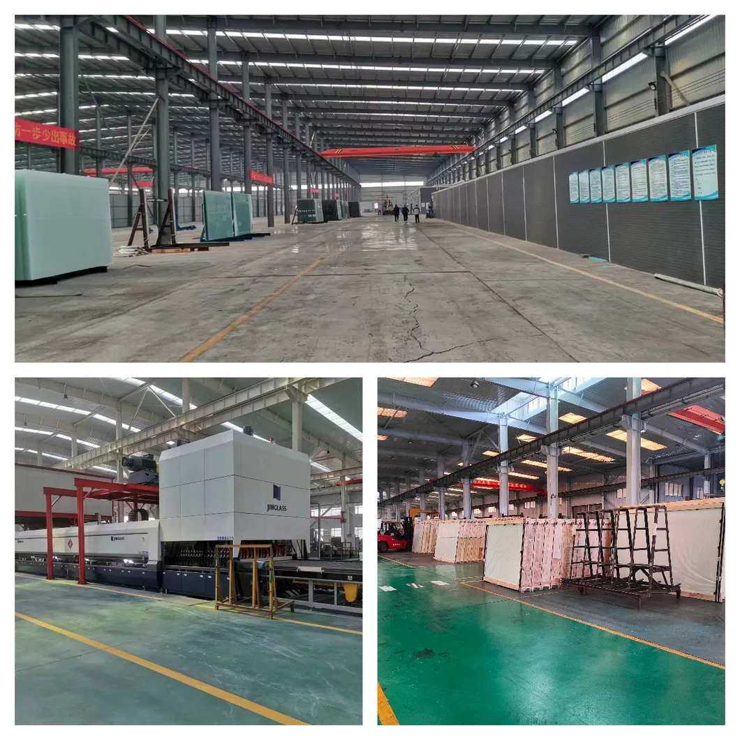 Flat and Curved Single Double Layers Silver Coating Low-E Insulating Igu Glass