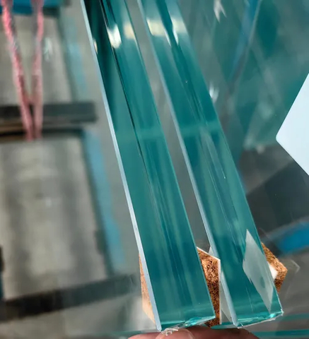 5mm 6mm 8mm 12mm Extra Clear Tempered Glass with Flat Polished Edges