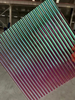 4mm-10mm Tempered Dichroic Tinted Moru Fluted Reeded Corrugated Patterned Textured Glass