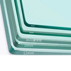 Customized Sizes 3mm 4mm 5mm 6mm 8mm 12mm 15mm 19mm Clear Tempered Toughened Glass