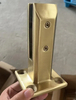 Brush Brass Pool Fencing Gold Color Adjutable Spigot for Balustrade Balcony Staircase