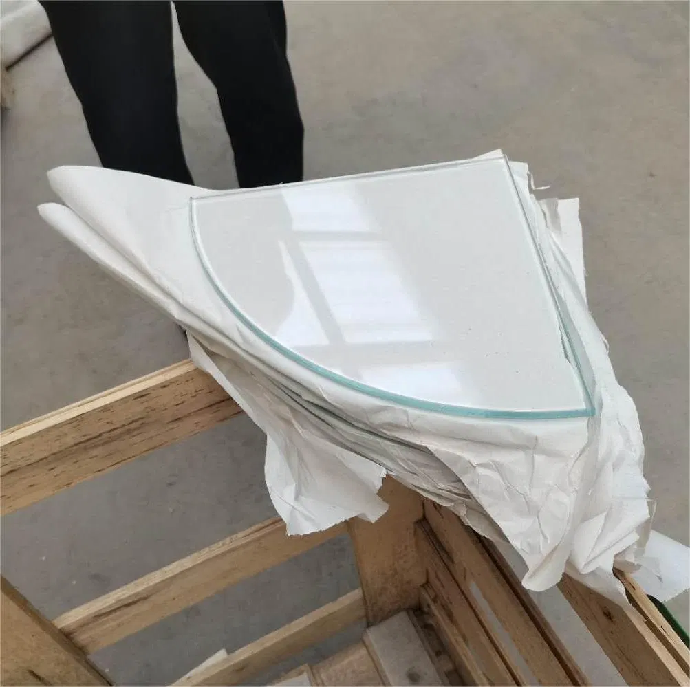 6mm 8mm 10mm Extra Clear Frosted Polished Glass Shelves with Flat and Pencil Polished Edges