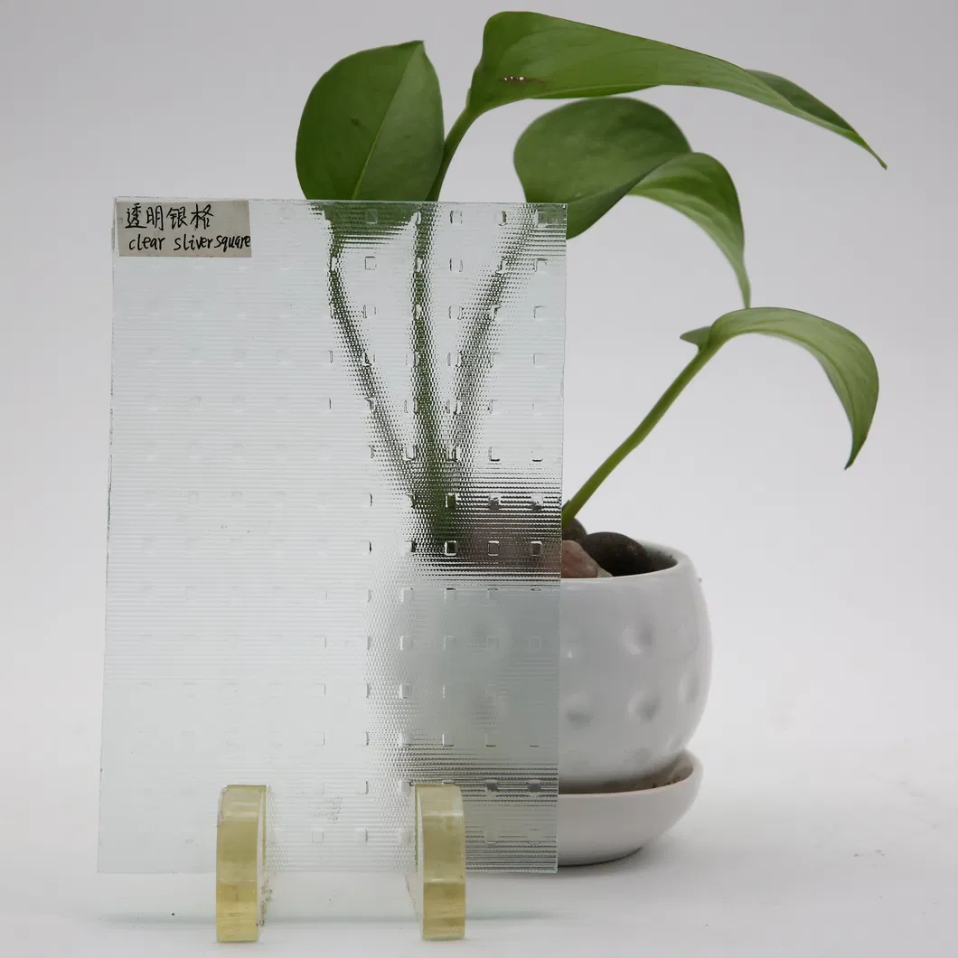 3mm-8mm Clear and Colored Textured Patterned Glass