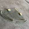 Tempered Glass Triangle Storage Bathroom Corner Shelf Rack
