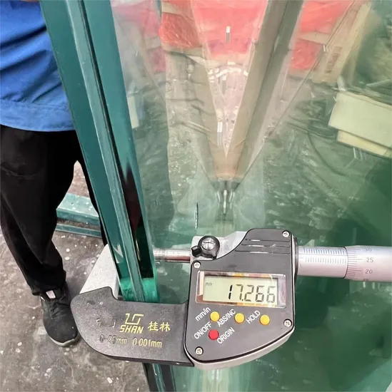 17.52mm Polished Edges Tempered PVB Sgp Laminated Glass for The Balustrade