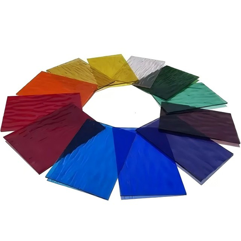 2mm 3mm Orange Stained Colorful Tinted Glass Sheet