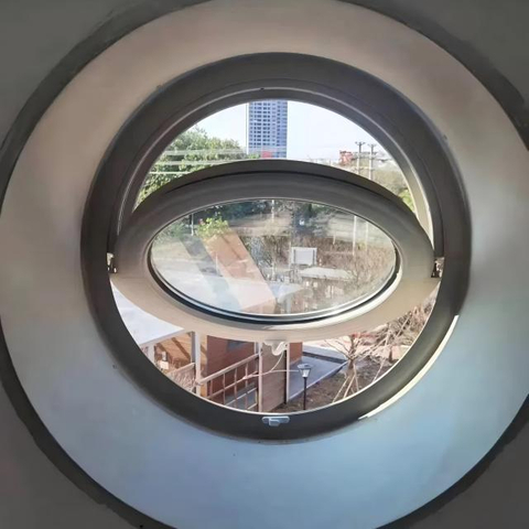 Aluminium Round Circle Shape Igu Window and Door