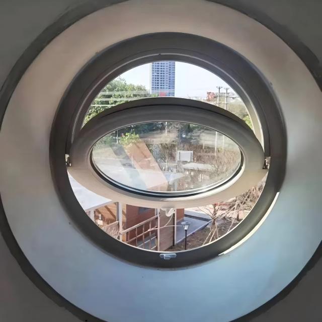 Aluminium Round Circle Shape Igu Window and Door