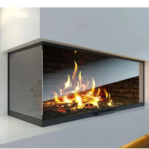 4mm 5mm Transparent Clear Fireplace Stove Ceramic Glass 800 Degree