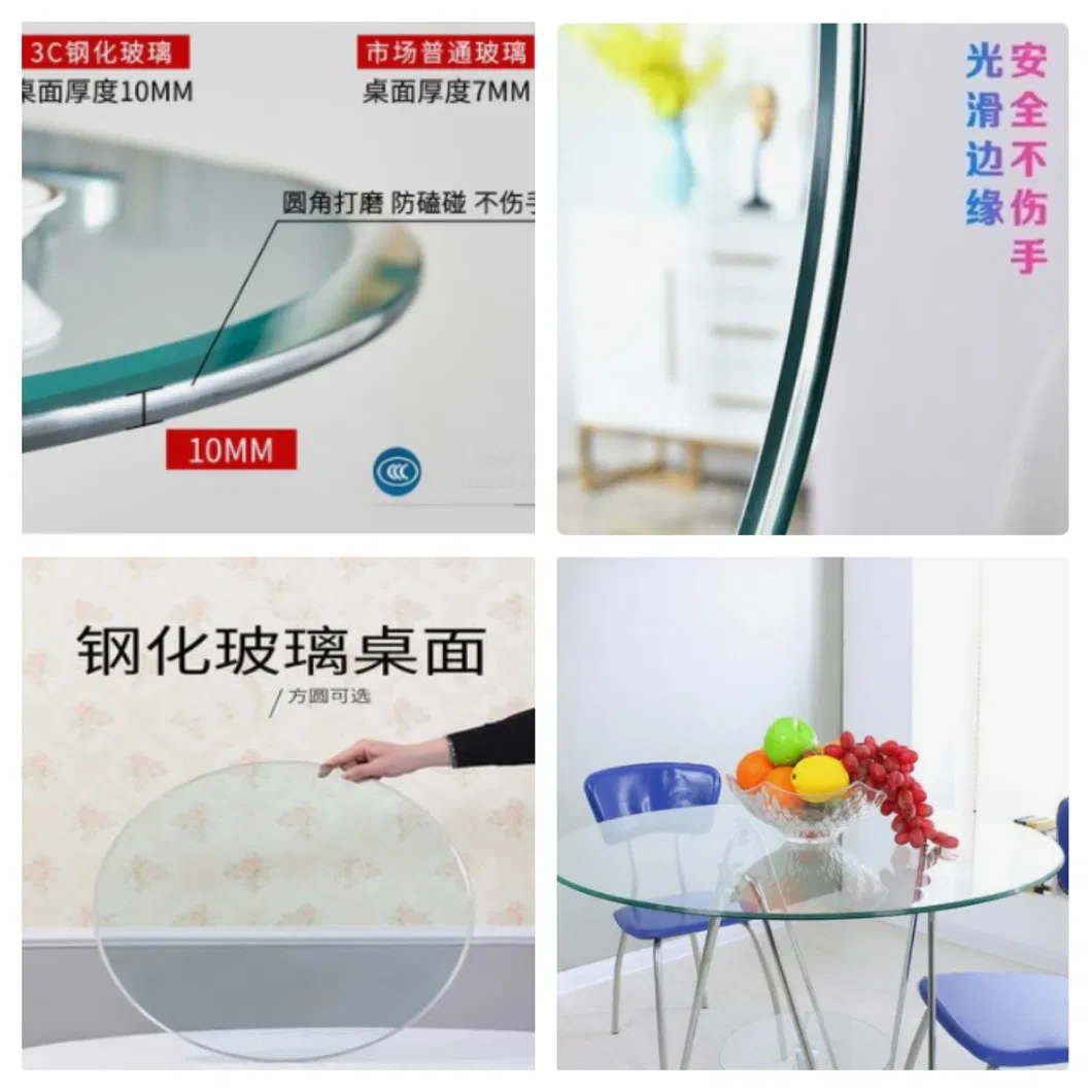 4mm-19mm Clear Low Iron Tempered Glass with Polished Edge
