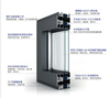 70 Series Thermal Break Aluminium Casement Hinged Awning Window