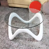 8mm 10mm Round Square Shape Clear Brown Tempered Glass Coffee Table