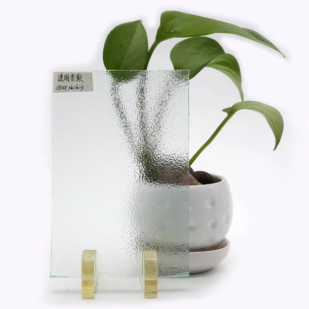 4mm-8mm Clear Extra Clear Nappelite Patterned Glass
