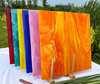 3mm Iridescent 300X300mm 12X12inch Stained Craft Glass for The Art Studio Club