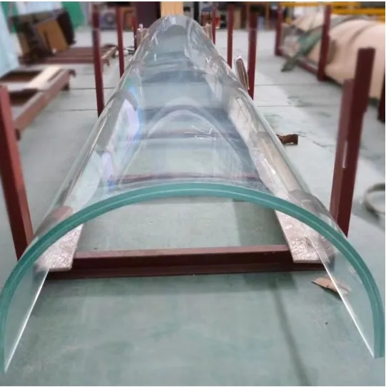10mm 12mm 15mm Extra Clear Curved Tempered Toughened Glass Flat Polished Edges