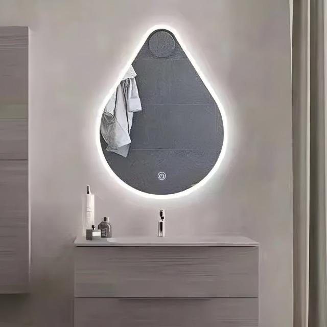 LED Backlit Framed Bathroom Mirror