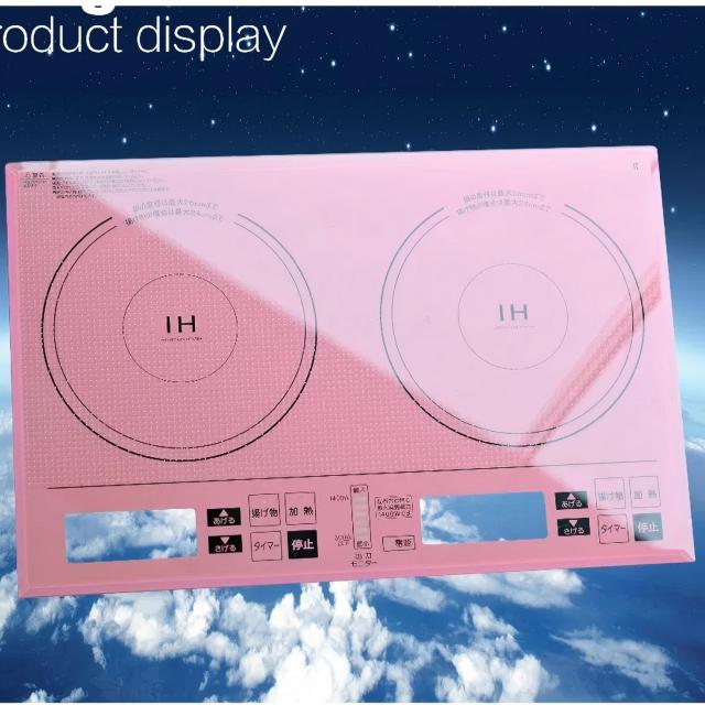 4mm Heat Resistant Black Ceramic Crystal Glass Induction Cooker And Gas Stove