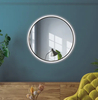 Easy Mounting Anti Fog Round Bathroom LED Lluminated Mirror