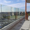 Balustrade Handrail Aluminium U Channel Base Balcony Glass Railing U Channel Profile