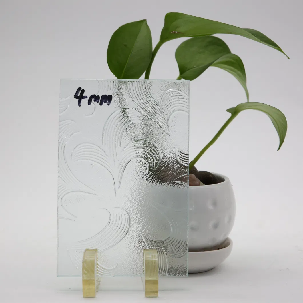 4mm-8mm Clear Mistlite Patterned Figured Textured Glass