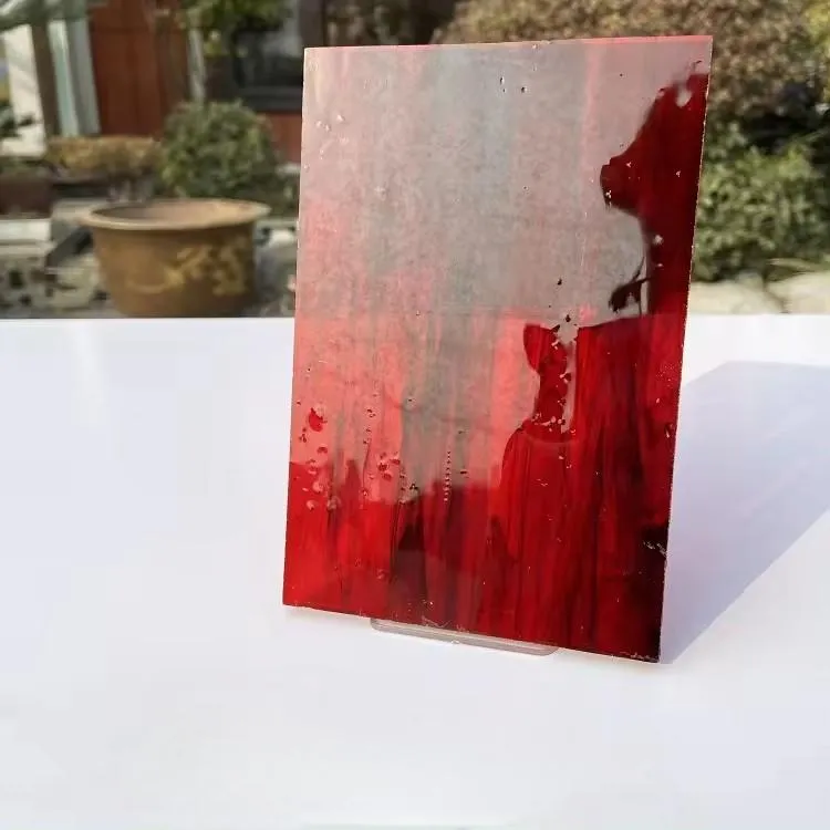 2mm 3mm Color Tinted Stained Glass for Church Cathedral Stained Glass Sheet