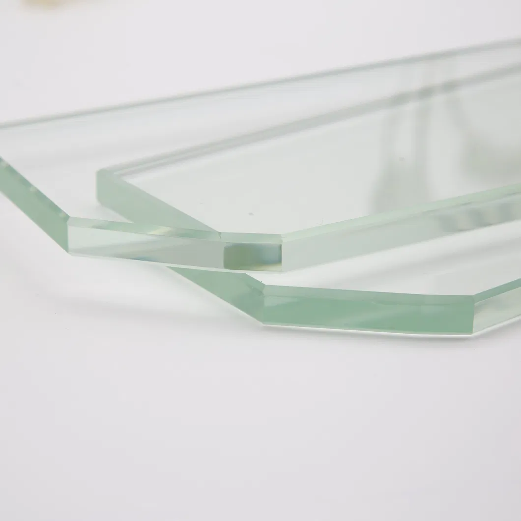 6mm 8mm 10mm Extra Clear Frosted Polished Glass Shelves with Flat and Pencil Polished Edges