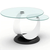 8mm 10mm Round Tempered Glass Table with Round Polished Edges