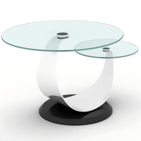 8mm 10mm Round Square Shape Clear Brown Tempered Glass Coffee Table