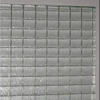 Polished 6.8mm 10mm Clear Bronze Grey Nashiji Mesh Reinforced Wired Patterned Glass