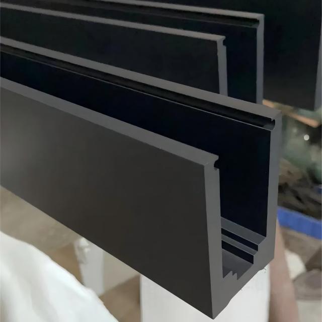 Floor Mount Top Mount Aluminium Balustrade Profile with Handrails for The Balcony