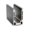 Aluminum Balustrade Balcony U Channel Base Shoe Glass Railing Profile
