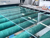 6mm 7mm 30 Minutes Fire Resistant Obscure Nashiji Wired Glass